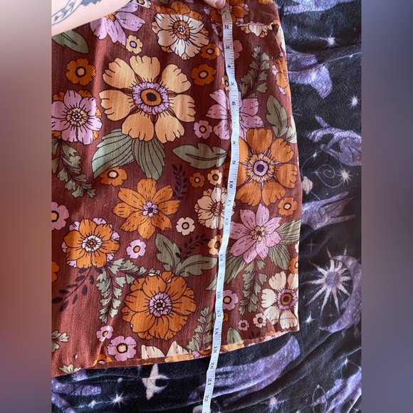 Groovy, floral, boho, 60’s, 70’s style mini skirt. New without tags! Sz 18 AU - Picture 10 of 10